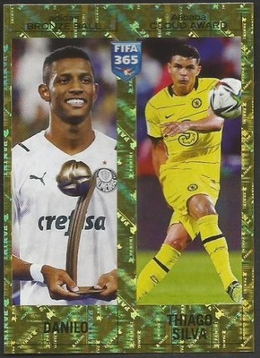 PANINI - 2023 FIFA 365 - #427 - FIFA CLUB WORLD CUP - DANILO - THIAGO SILVA - GOLD FOIL