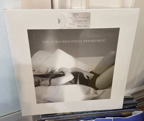 Taylor Swift The Tortured Poets Department White Vinyl LP The Manuscript Sealed