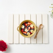 Stone Drying Mat for Kitchen Counter,Foldable Diatomaceous Earth Dish Drying Mat