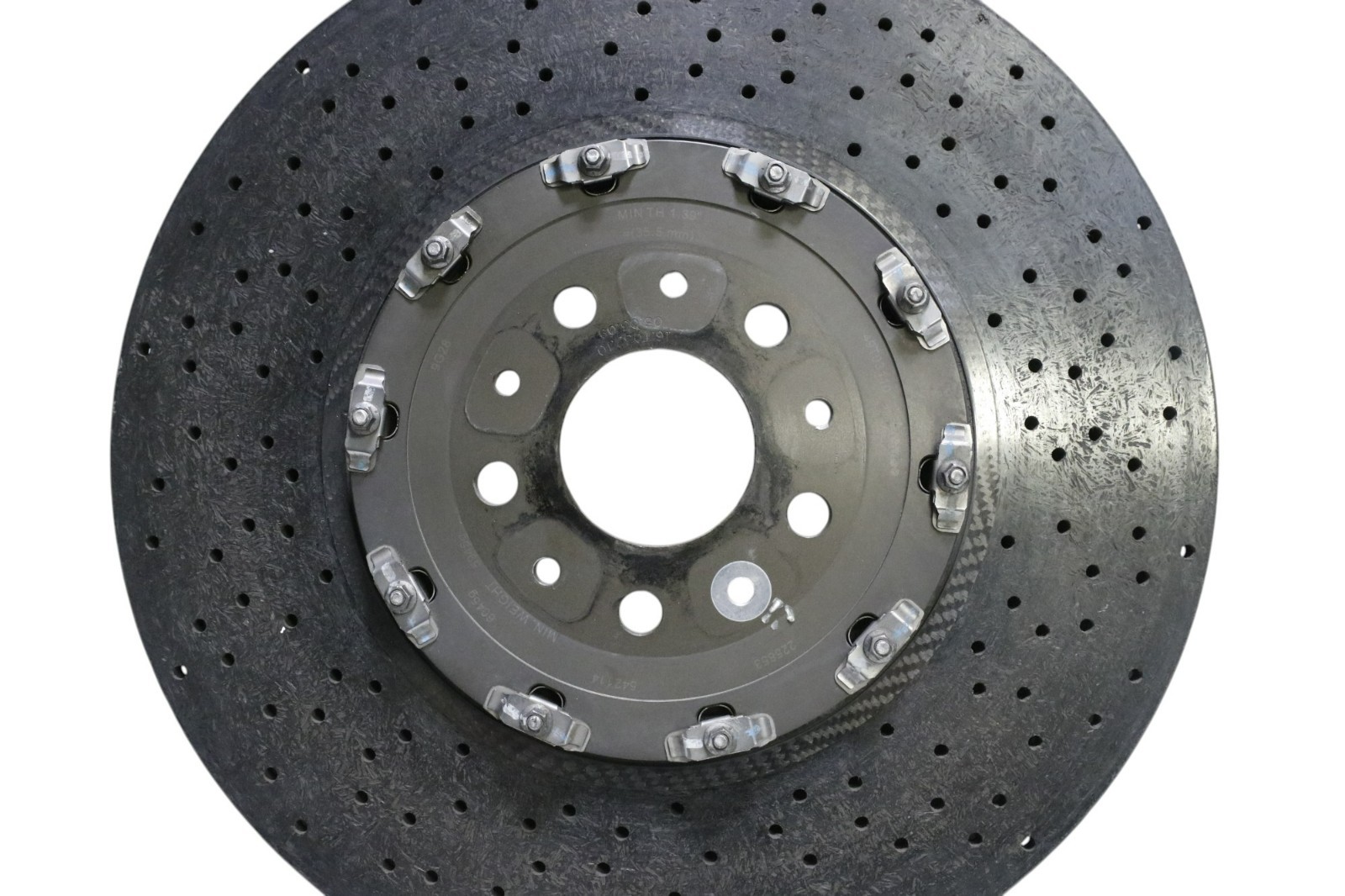Ferrari 599 GTB F141 Front Carbon Ceramic Brake Rotor 225853 2007 - 2011 OEM