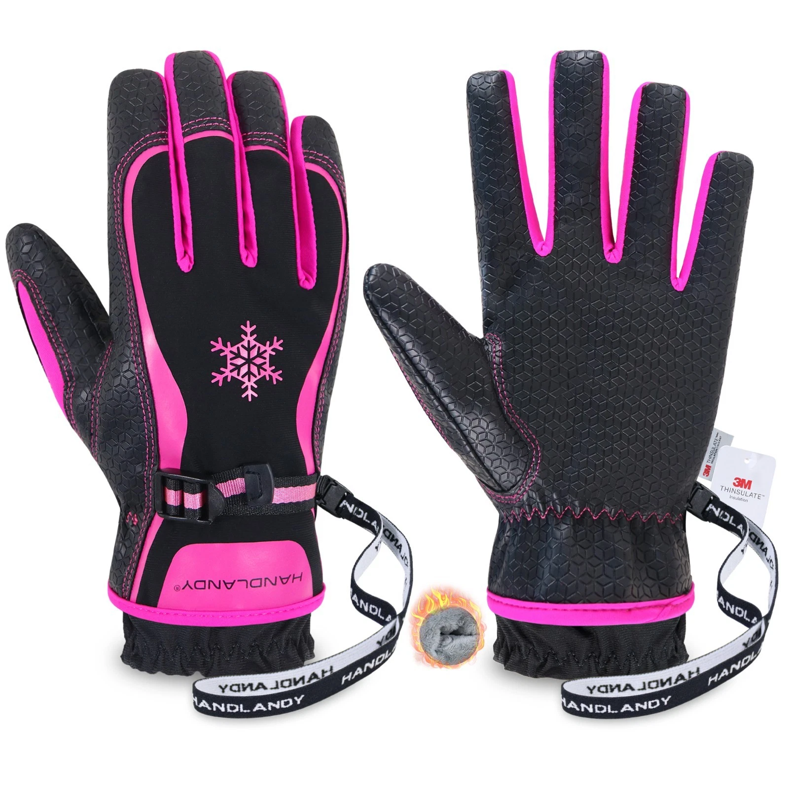 Insulated Waterproof Skiing Hiking Cold Weather Gloves
Opens in a new window or tab