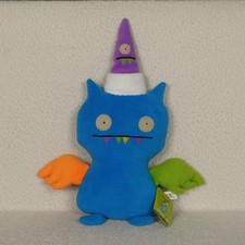 Vintage UglyDoll Classic Sleepy Chilly Ice-Bat Plush Toy 18" Blue Circa 2002 NWT