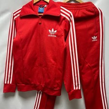 Adidas Europa Red Set Up Track Top/Pants Size 90 S New