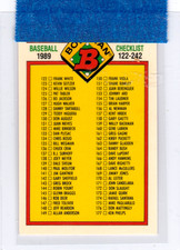 1989 Ken Griffey Jr. #220 RARE RC Bowman Tiffany #482 Checklist 122-244 SP/6000