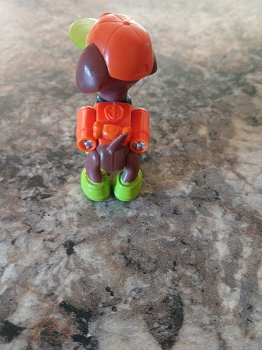 Figurine orange Zuma Paw Patrol Jungle Rescue chaussures vertes - Photo 4/6