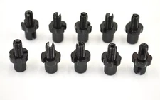 BLACK 10 x pcs LOT  Bicycle Bike Brake Cable Adjuster Screws 7mm 