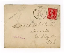 Three Covers Letters Bradford McKean PA to Nebraska 1892-1894 Bartoo family 