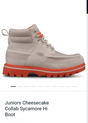 Lugz Juniors Cheesecake Collab Sycamore Hi Boots Beige/Flame  display picture 3