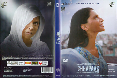 Chhapaak Hindi Movie DVD -English Subtitles (NTSC All Region