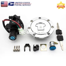 Ignition Switch Fuel Gas Cap Lock Tank Key For Honda CB900F 919 Hornet 2002-2007