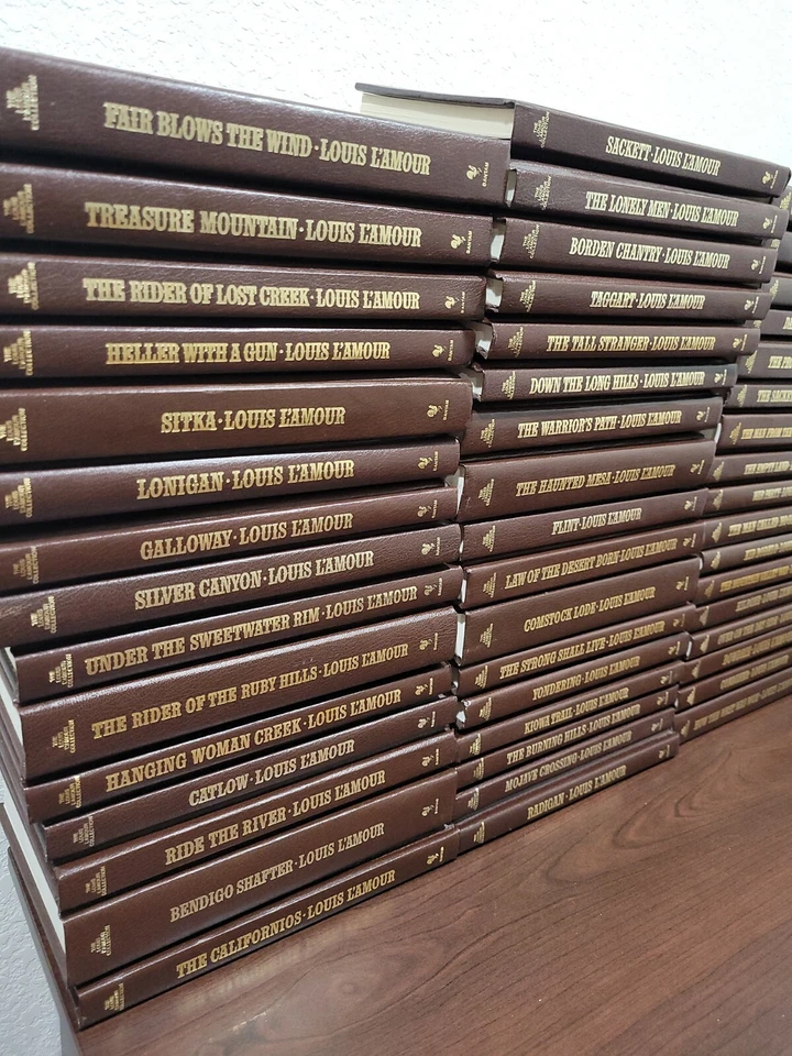 LOUIS L'AMOUR LEATHERETTE BOOKS *Choose from drop down *updated titles 10-6-2025 - Image 2 of 4