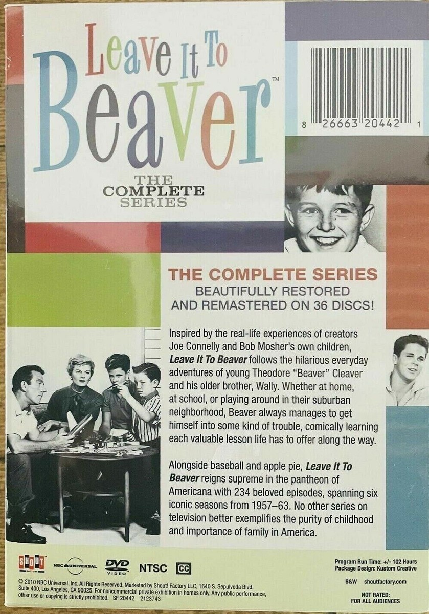 Leave It to Beaver Complete TV Series Collection(36-DVD Set,2019