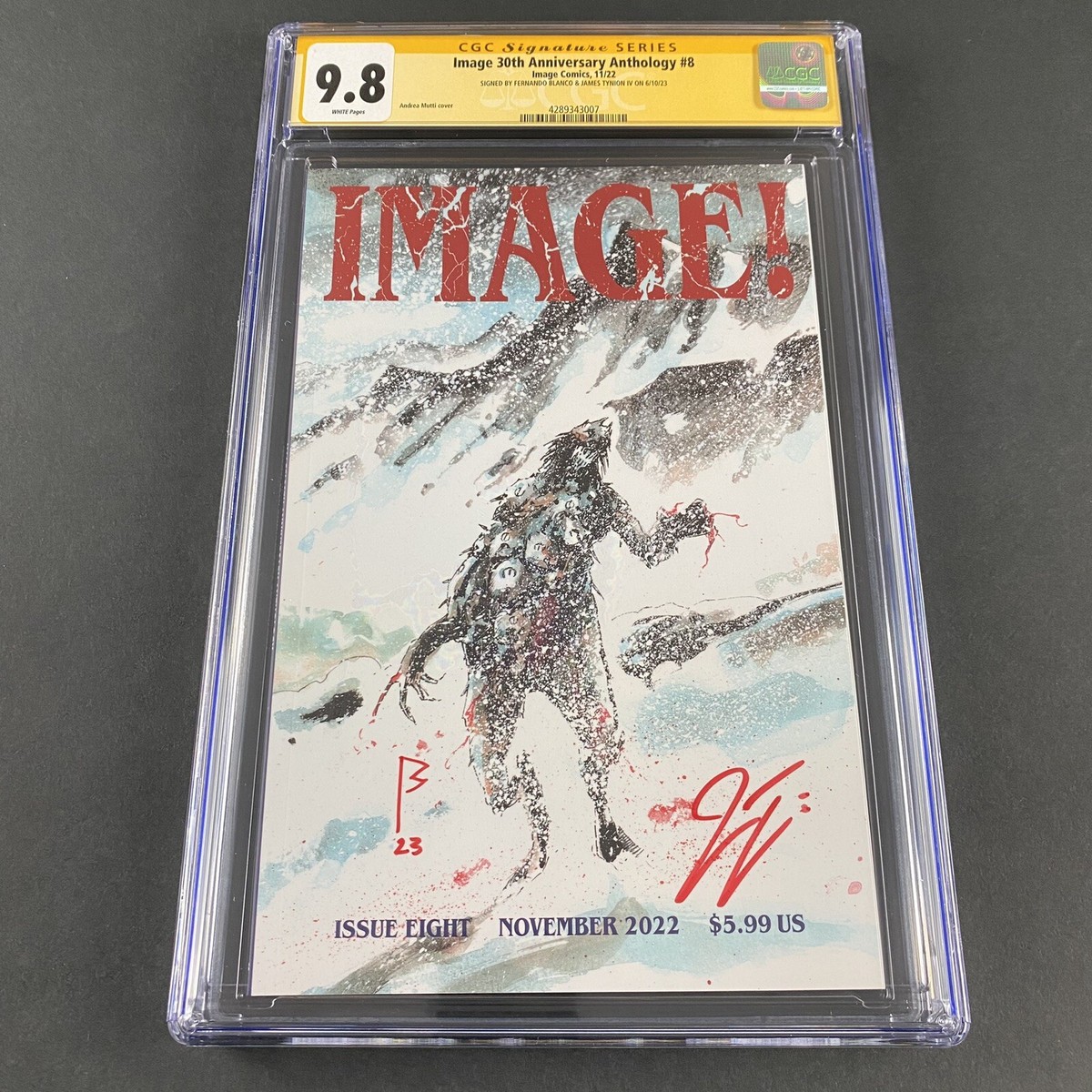 Image 30th Anniversary Anthology CGC 9.8 Signed by J. Tynion IV