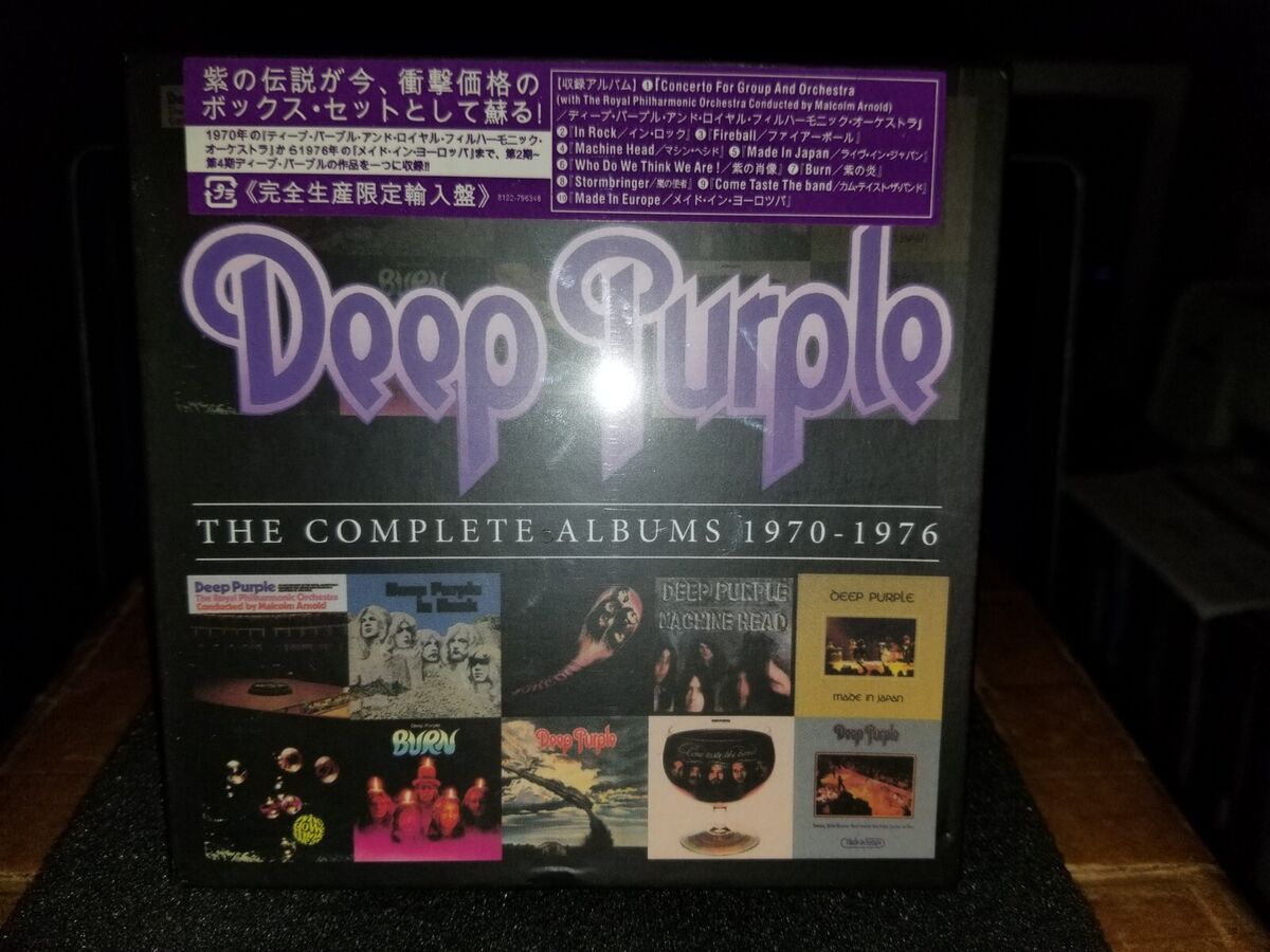 DEEP PURPLE 💜 The Complete Albums 10 CDS💿 1970-1976 NEW SEALED ...