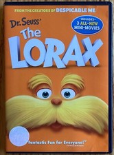 The Lorax DVD with Danny DeVito, Ed Helms, Zac Efron, Taylor Swift, Rob Riggle