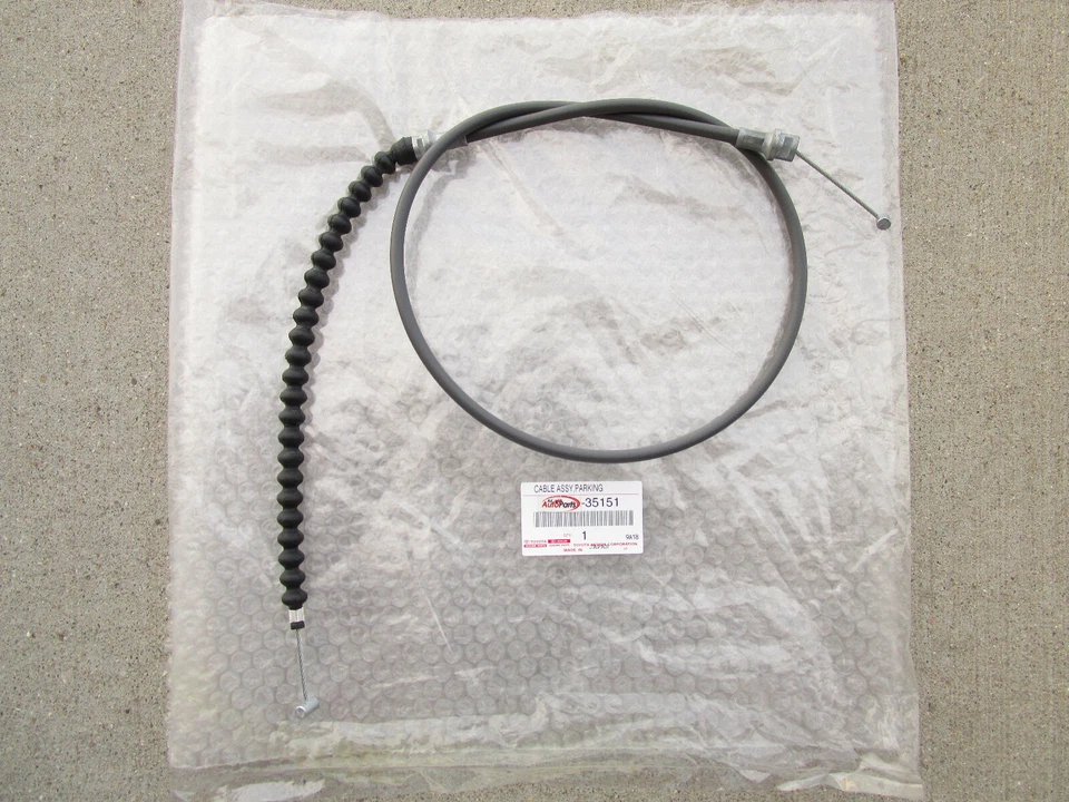 SE ADAPTA A: 79 - 83 CABLE DE FRENO DE ESTACIONAMIENTO PARA CAMIONETA TOYOTA OEM NUEVO Foto 2 de 4