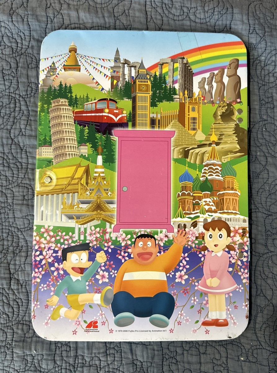 Anime Doraemon Collectible 7-11 Rainbow World Tour Tin Folder,39