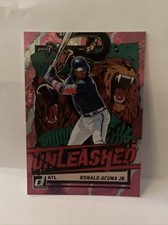 2021 Donruss Baseball Ronald Acuna Jr. Pink Fireworks Unleashed Insert🔥🔥🔥