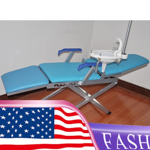 NEW Dental Examination Chair Unit Folding Handpiece Turbine LED Light 3 Type - Picture 28 of 42