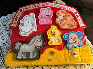 fisher price laugh and learn farm animal puzzle