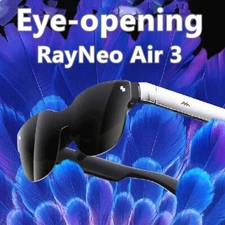 TCL RayNeo Air 3 AR Smart Glasses 100" Giant Screen 120Hz 3D 1080P Movie Glasses