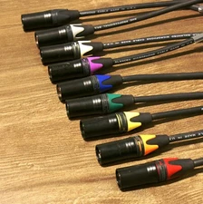 Rapco Horizon RHC MIC5 Concert Series XLR Microphone Cable w/ Colored Coded Boot