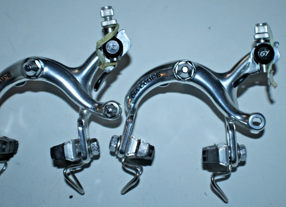 Dia Compe GX Brake Caliper Set 50-65mm Side Pull Recessed Touring USA Shipper :) - Image 3 of 4