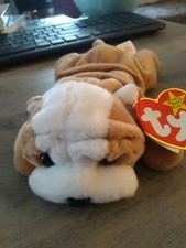 Ty Beanie Babies Wrinkles Bulldog Rare Tag Errors