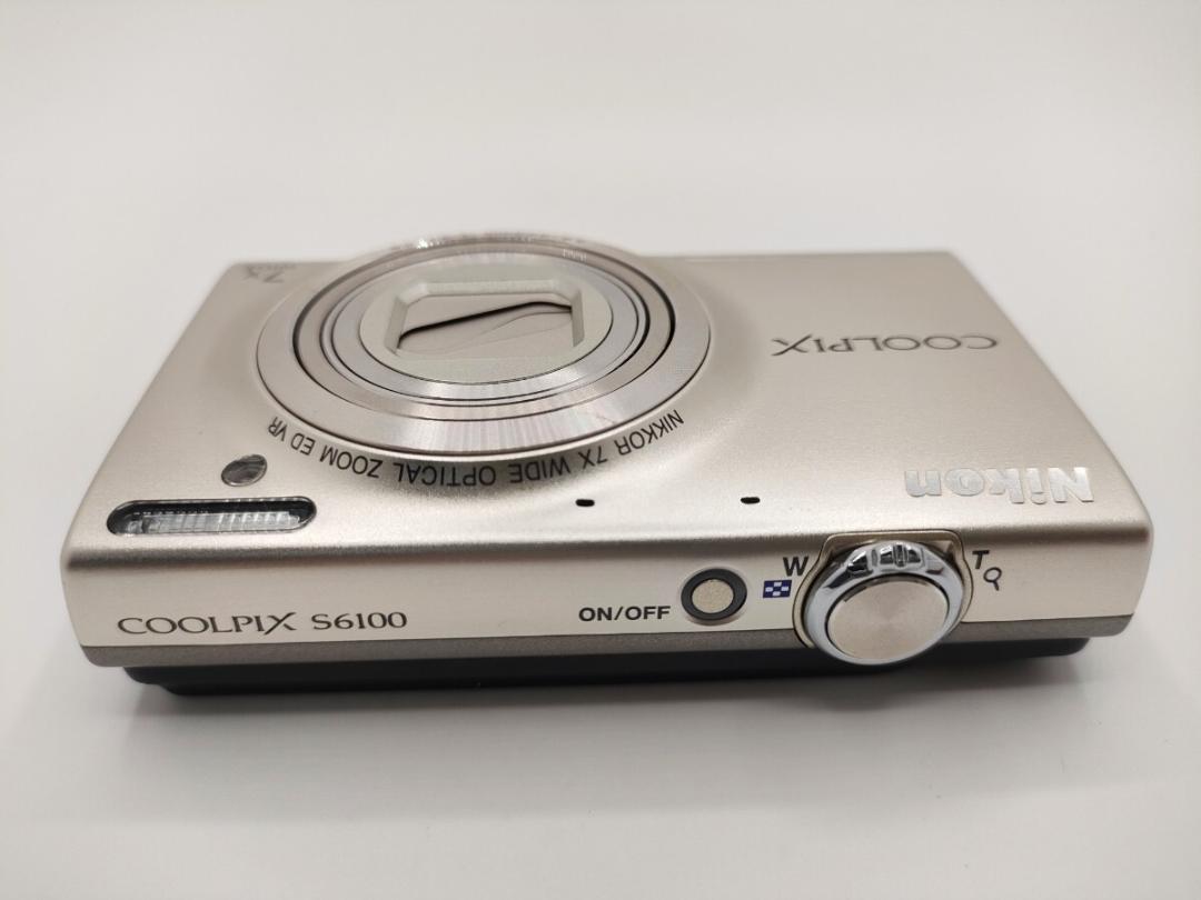 Nikon COOLPIX S6100 Compact Digital Camera Silver Tested Nikon COOLPIX S6100 Compact Digital Camera Silver Tested