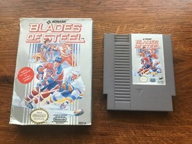 Blades of Steel Hockey Juego COMPLETO con Caja Nintendo NES - PROBADO 