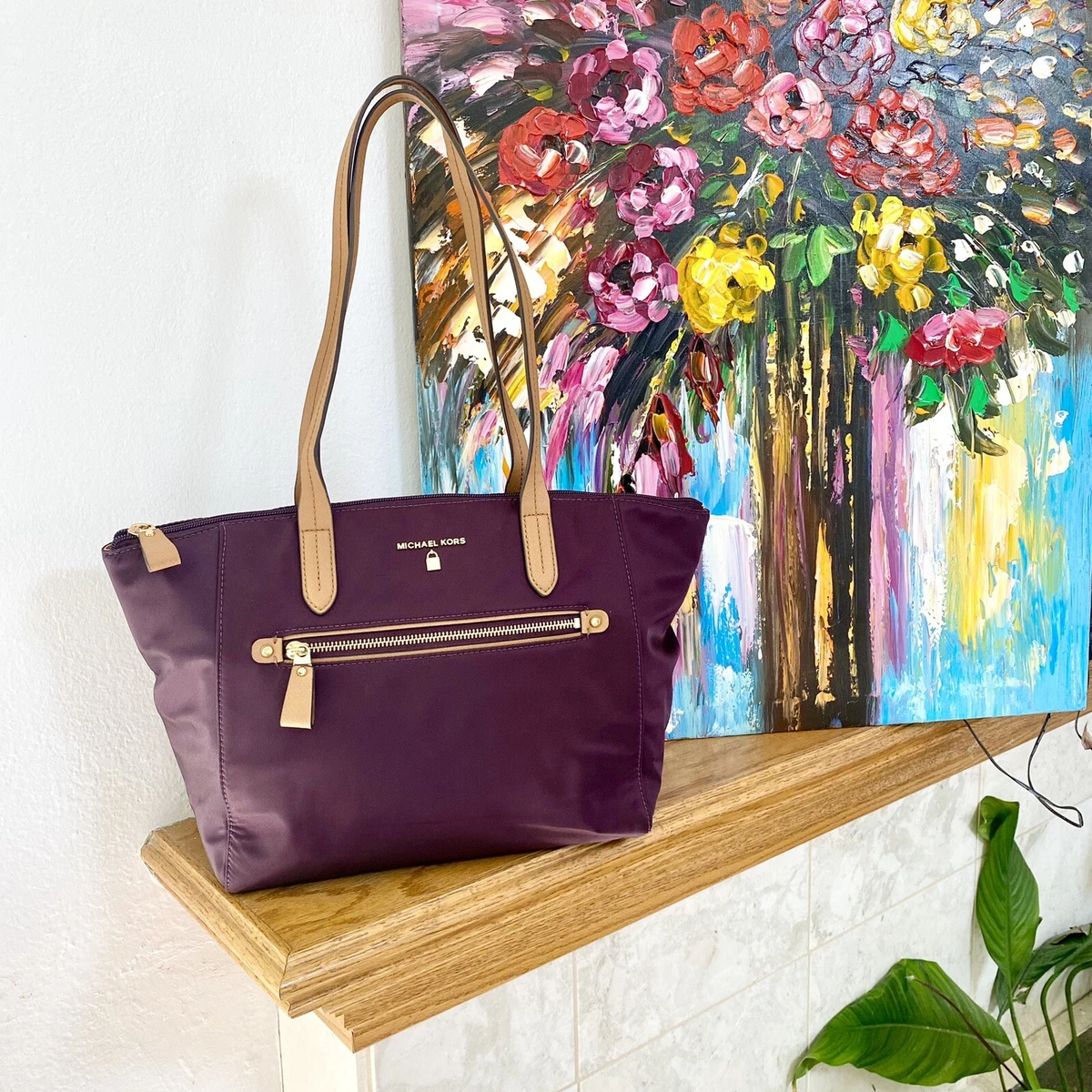 Michael Kors Purple Tote Bags