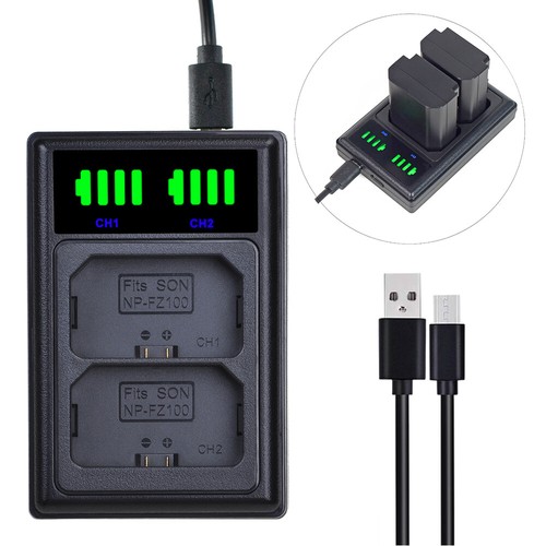 Battery or USB LCD Charger for LP-E6 Blackmagic Design Pocket Cinema Camera 4K - Picture 10 of 49