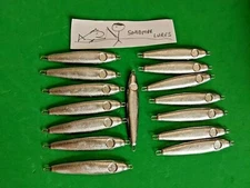 1 oz weight  15 -  Minnow Lead  Metal Fishing Jigging Casting Spoon Lures 