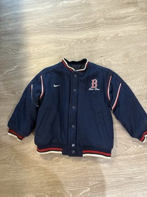 Kids Reversible Embroidered Red Sox Jacket Size 4T