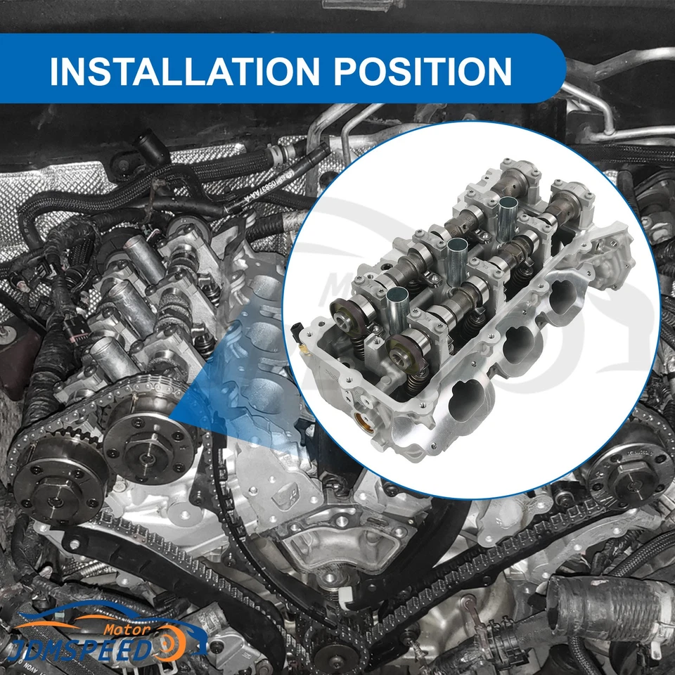 Complete Left Cylinder Head for Chrysler 3.6L/220 14-15 05184445AI 05184510AJ Foto 2 de 4