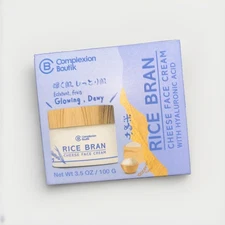 Complexion Boutik Rice Bran Cheese Face Cream Hyaluronic 3.4 fl. oz.  Exp: 2028