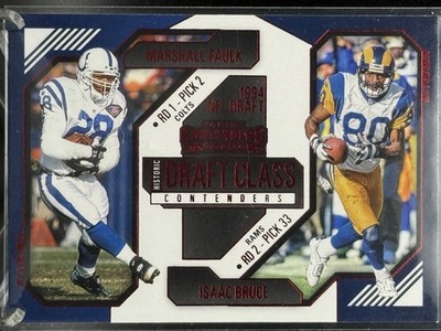 2024 Panini Contenders - Historic Draft Class Contenders Red Falk Isaac