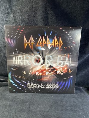 Def Leppard Mirror Ball Live More 3 LP Vinyl Record Set 2011 Clear Limited