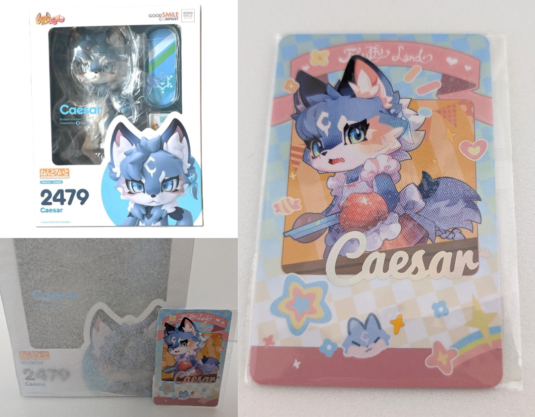 Nendoroid FLUFFY LAND Caesar 2479 Limited-edition PVC holographic