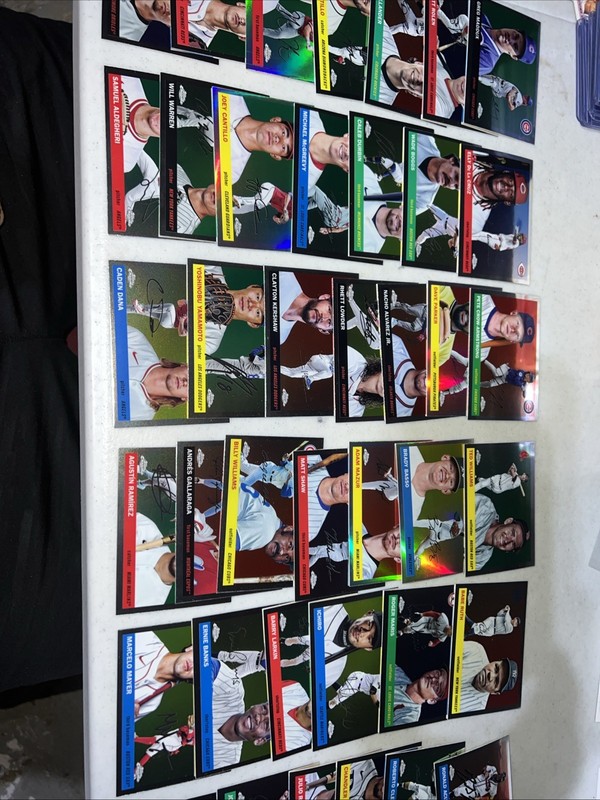 2025 Topps Chrome Platinum Anniversary Base Lot (40) cards All DIFFERENT