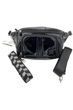 IHKWIP Confidence Anti Theft Sling Crossbody Black Patent
