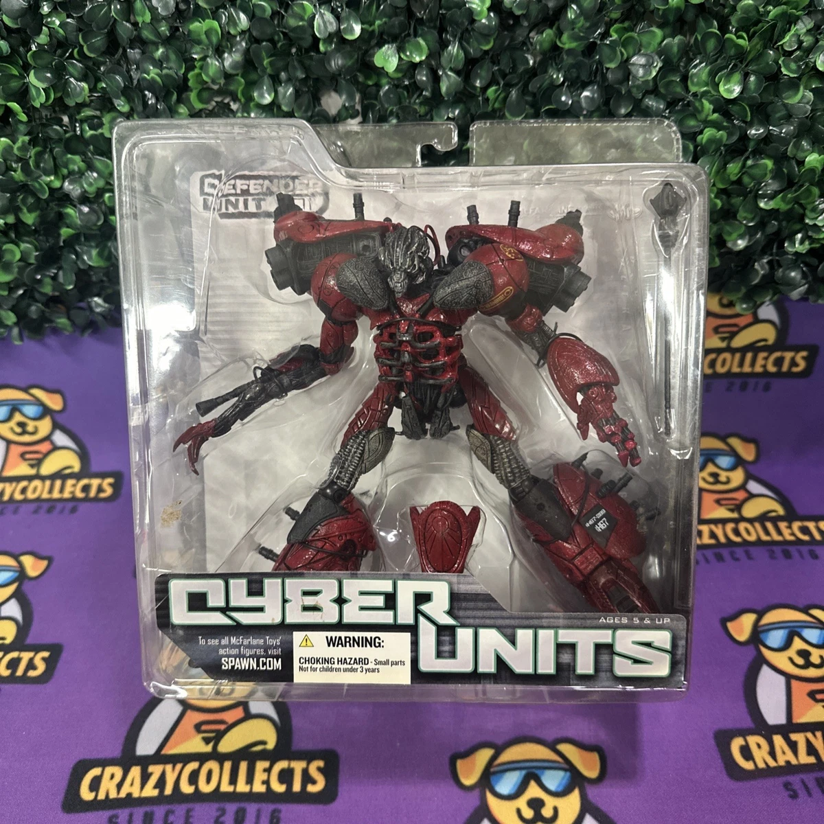 Spawn Figure Cyber Units: Infiltrator Unit (red
