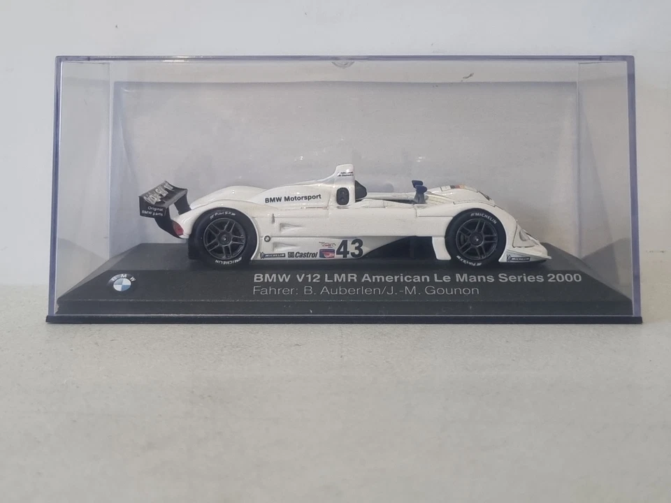 MINICHAMPS 1:43 BMW V12 LMR AMERICAN LE MANS SERIE 2000 DIECAST MOTORSPORT CAR Foto 2 de 4