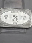 VINTAGE 1973 USSC Gemini USSC-.999 Fine Silver Art Bar RARE