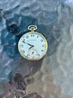 Antique Longines Pocket Watch Open Face For Parts / Repair / Restore