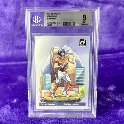 🔥 2024 Panini Donruss Downtown! BO NIX #19 Rookie (RC) - Broncos