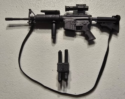 GI JOE - M4A1 - 1/6 1:6 scale-for 12" figures - - 5 1/8" - Free Shipping - Picture 3 of 3
