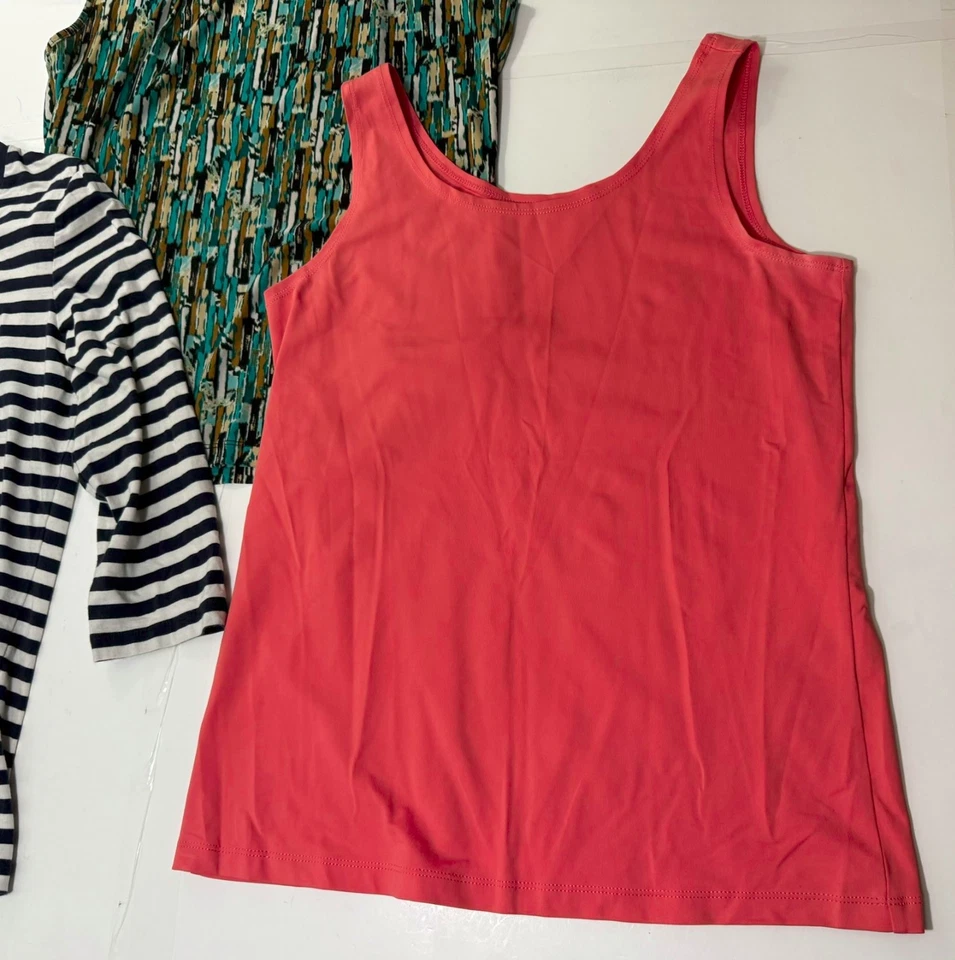 Lote de 3 Camisas S Pequeñas Para Mujer Christopher & Banks, Kasper, etc. Liquidación Foto 2 de 4