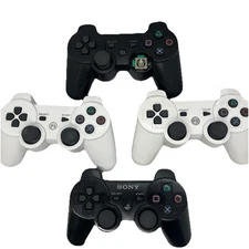 Sony Playstation 3 PS3 Controller Lot of 4 For Parts — Third Party P3 Controller