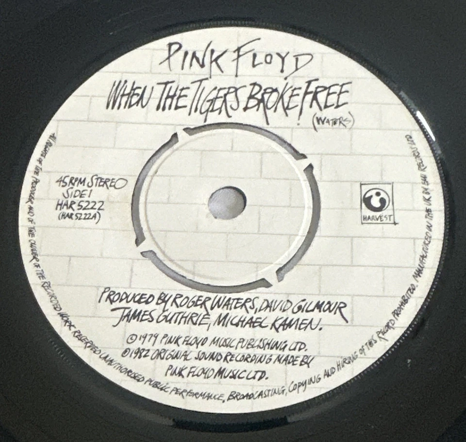 Pink Floyd - The Wall: Music From The Film - Vinyl Record 7" Single VG+ / VG+ - Image 4 of 4